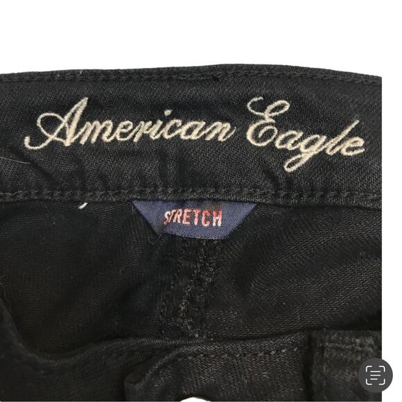 AEO Aztec Embroidered Black Skinny Jeans - Picture 8 of 10